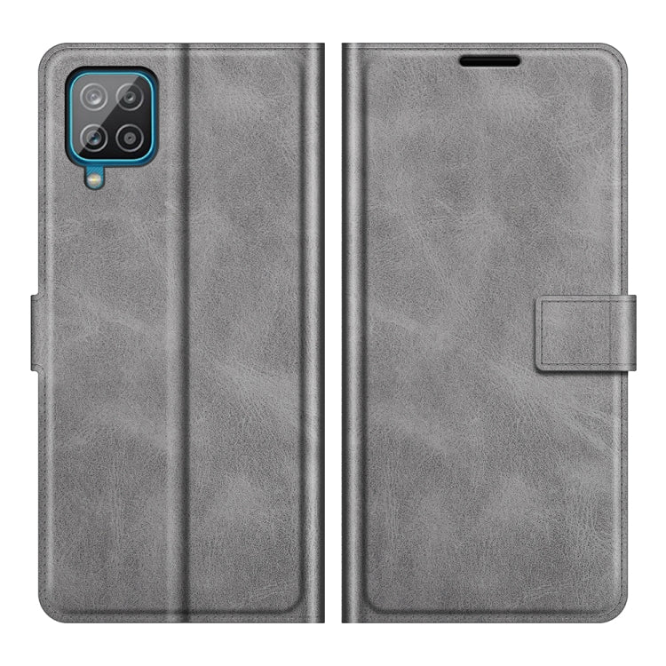 For Samsung Galaxy A22 4G Retro Calf Pattern Buckle Horizontal Flip Leather Case with Holder & Card Slots & Wallet