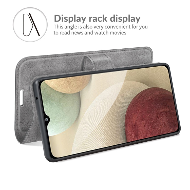 For Samsung Galaxy A22 4G Retro Calf Pattern Buckle Horizontal Flip Leather Case with Holder & Card Slots & Wallet