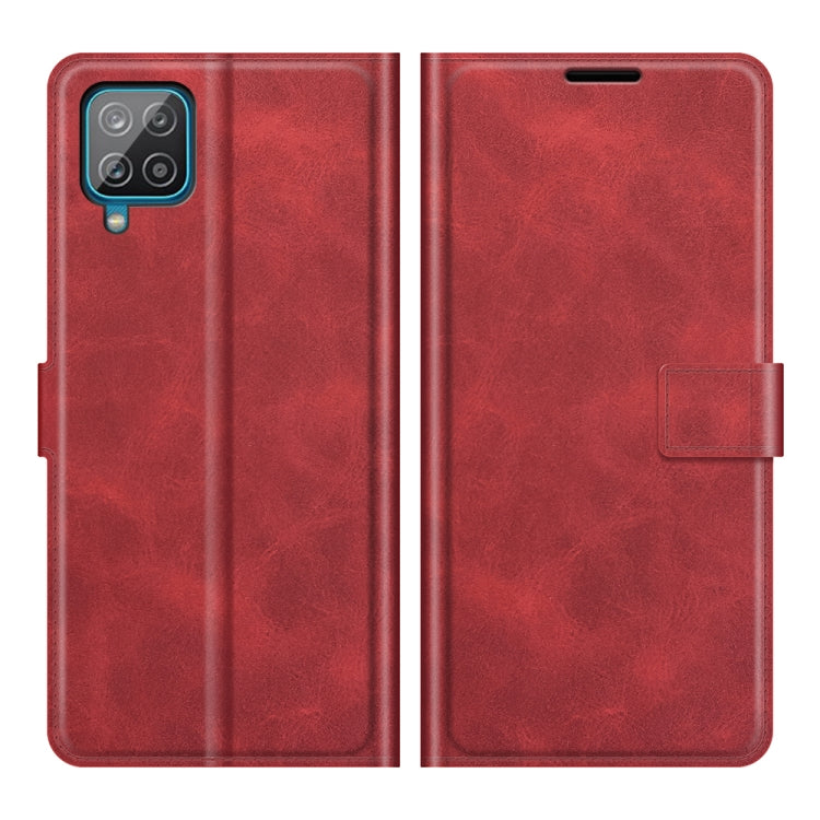 For Samsung Galaxy A22 4G Retro Calf Pattern Buckle Horizontal Flip Leather Case with Holder & Card Slots & Wallet