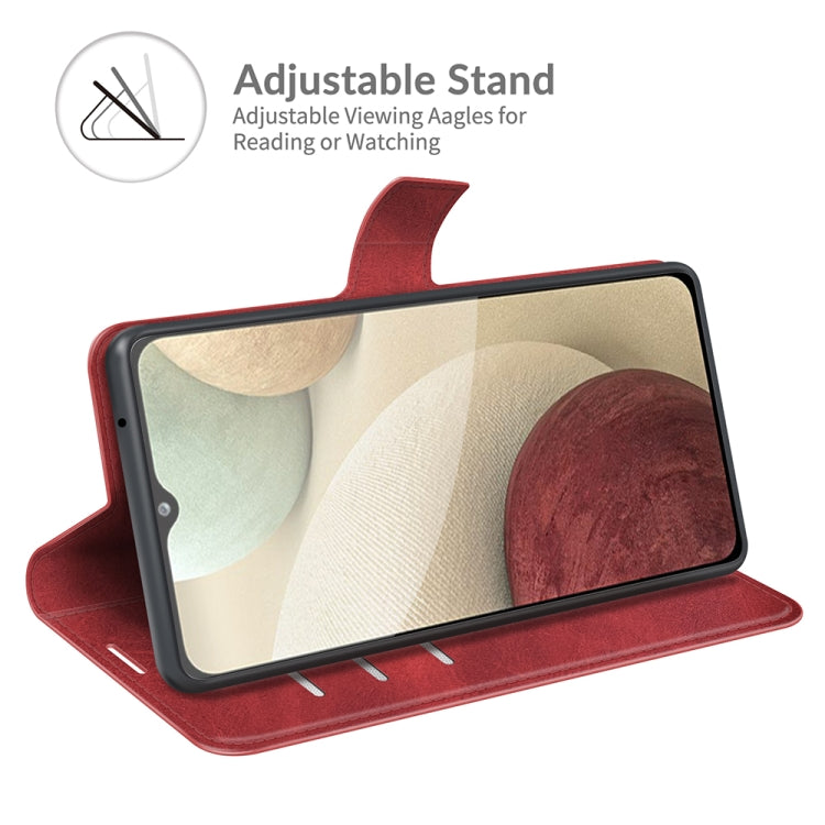 For Samsung Galaxy A22 4G Retro Calf Pattern Buckle Horizontal Flip Leather Case with Holder & Card Slots & Wallet