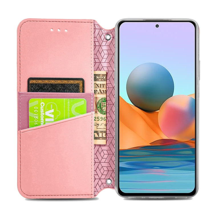 For Xiaomi Redmi Note 10 Pro Blooming Mandala Embossed Pattern Magnetic Horizontal Flip Leather Case with Holder & Card Slots & Wallet