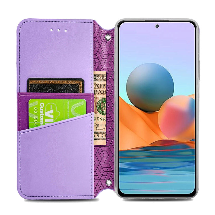 For Xiaomi Redmi Note 10 Pro Blooming Mandala Embossed Pattern Magnetic Horizontal Flip Leather Case with Holder & Card Slots & Wallet