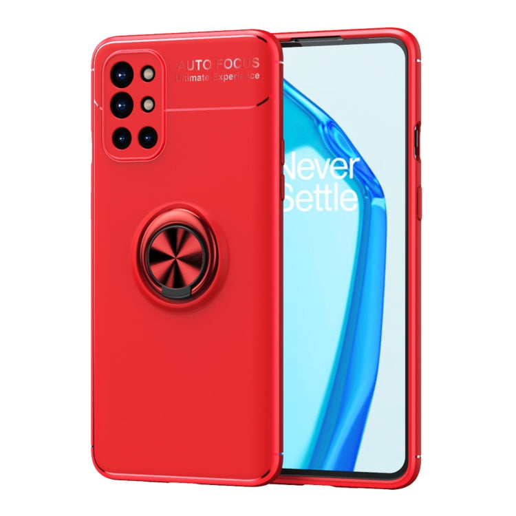 For OnePlus 9R Metal Ring Holder 360 Degree Rotating TPU Case