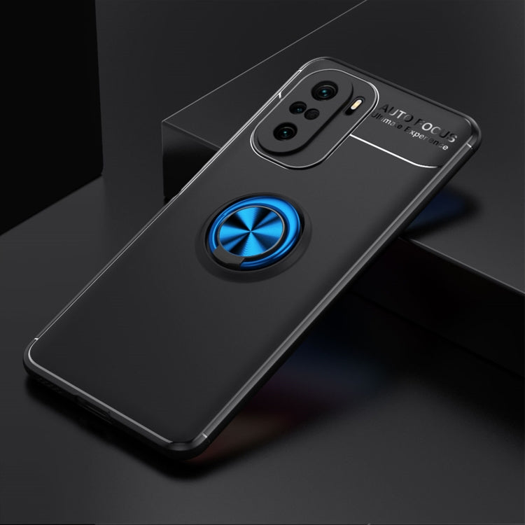 For Redmi K40 Pro+ Metal Ring Holder 360 Degree Rotating TPU Case