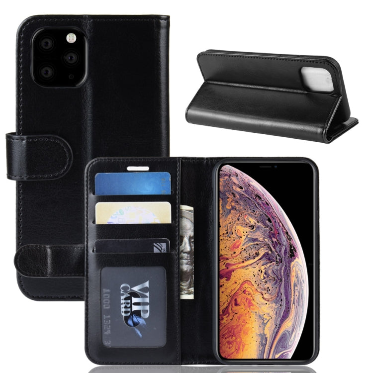 For iPhone 11 Pro Max R64 Texture Single Fold Horizontal Flip Leather Case , with Holder & Card Slots & Wallet
