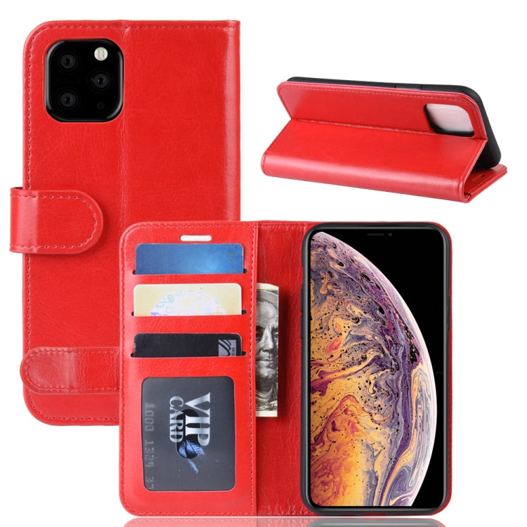 For iPhone 11 Pro Max R64 Texture Single Fold Horizontal Flip Leather Case , with Holder & Card Slots & Wallet