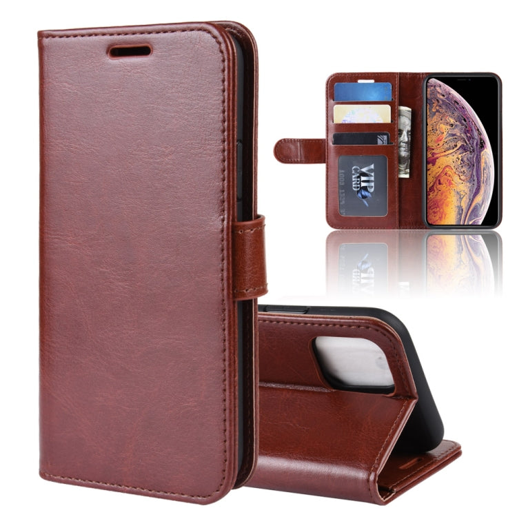 For iPhone 11 Pro Max R64 Texture Single Fold Horizontal Flip Leather Case , with Holder & Card Slots & Wallet