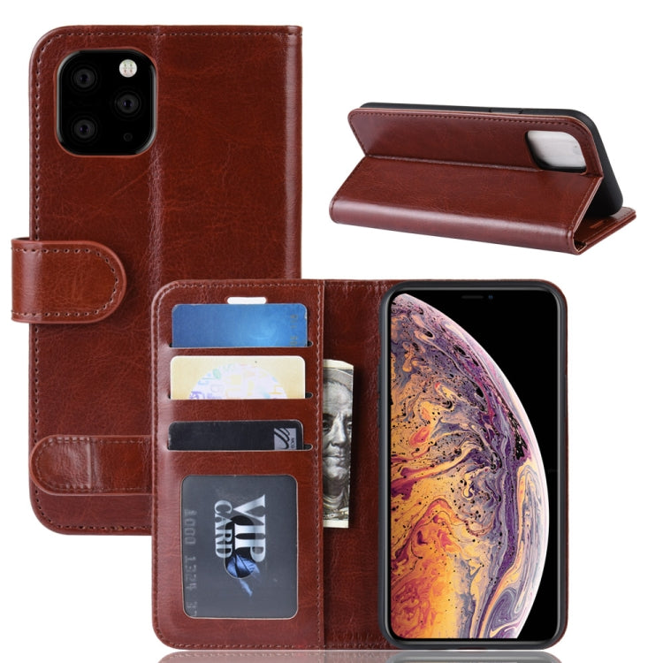 For iPhone 11 Pro Max R64 Texture Single Fold Horizontal Flip Leather Case , with Holder & Card Slots & Wallet