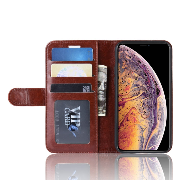 For iPhone 11 Pro Max R64 Texture Single Fold Horizontal Flip Leather Case , with Holder & Card Slots & Wallet