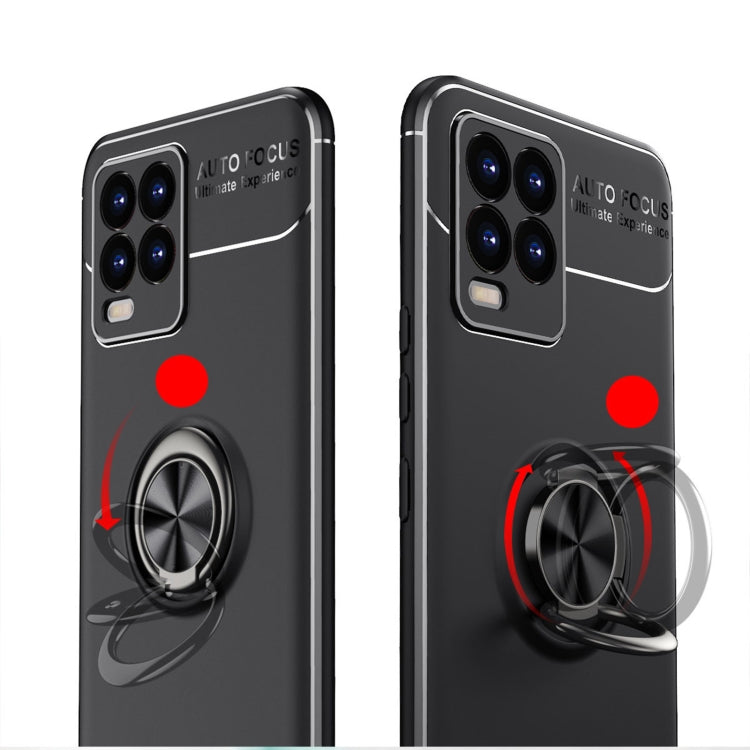 For OPPO Realme 8 / 8 Pro Metal Ring Holder 360 Degree Rotating TPU Case