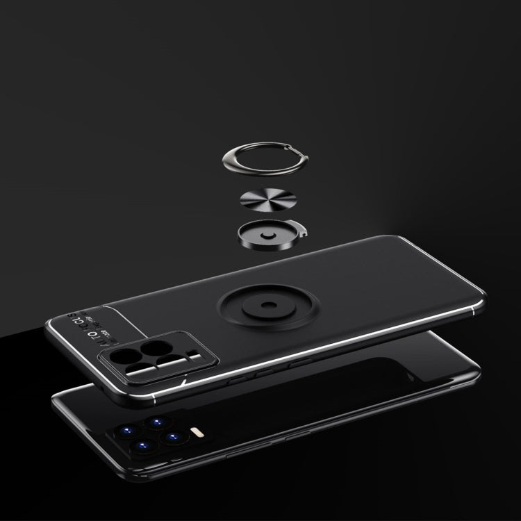 For OPPO Realme 8 / 8 Pro Metal Ring Holder 360 Degree Rotating TPU Case