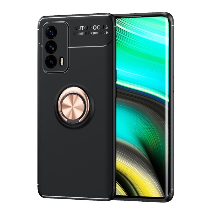 For OPPO Realme X7 Pro Ultra Metal Ring Holder 360 Degree Rotating TPU Case