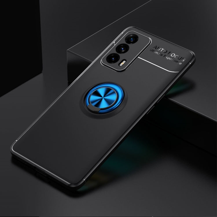 For OPPO Realme X7 Pro Ultra Metal Ring Holder 360 Degree Rotating TPU Case