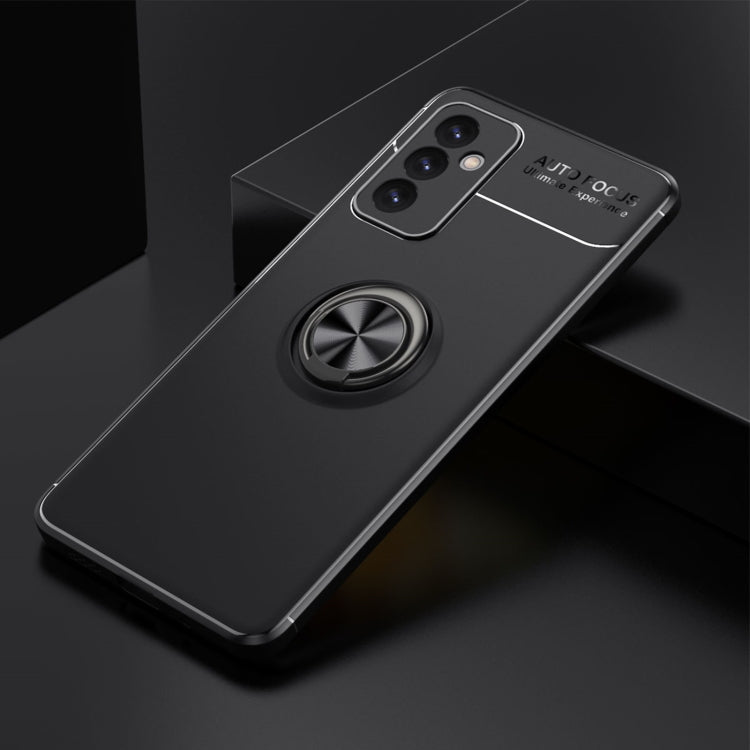 For Samsung Galaxy A82 5G Metal Ring Holder 360 Degree Rotating TPU Case