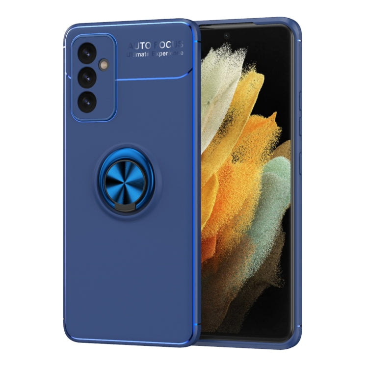 For Samsung Galaxy A82 5G Metal Ring Holder 360 Degree Rotating TPU Case