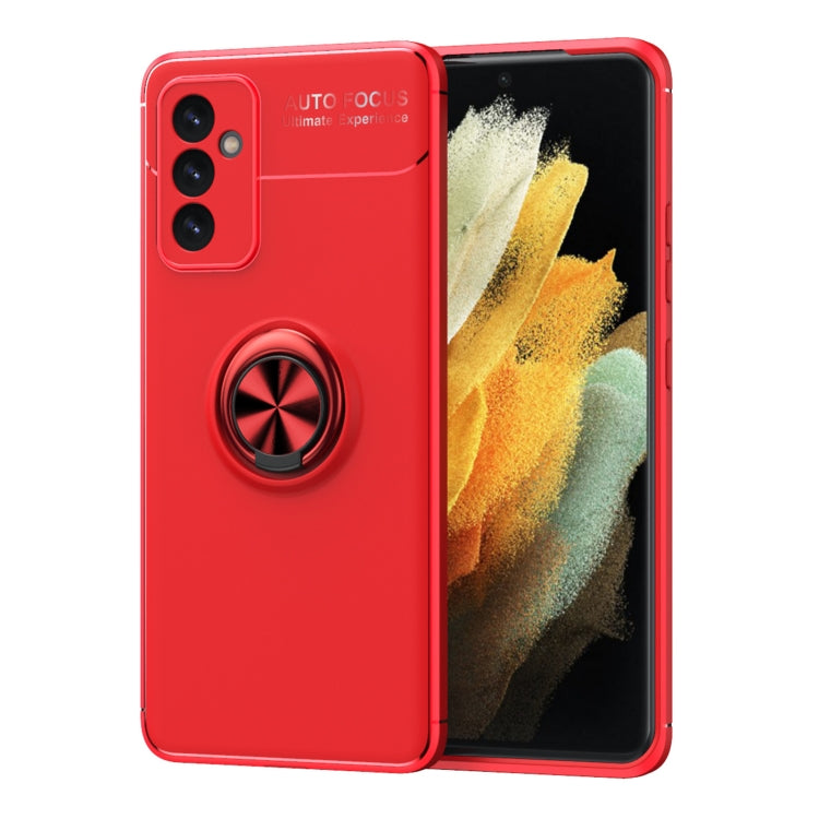 For Samsung Galaxy A82 5G Metal Ring Holder 360 Degree Rotating TPU Case