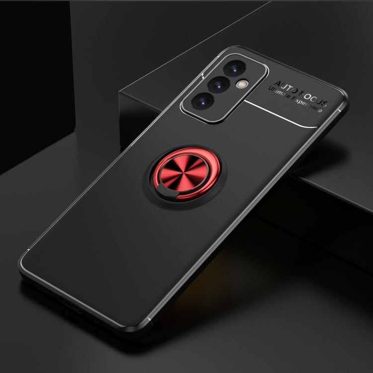For Samsung Galaxy A82 5G Metal Ring Holder 360 Degree Rotating TPU Case