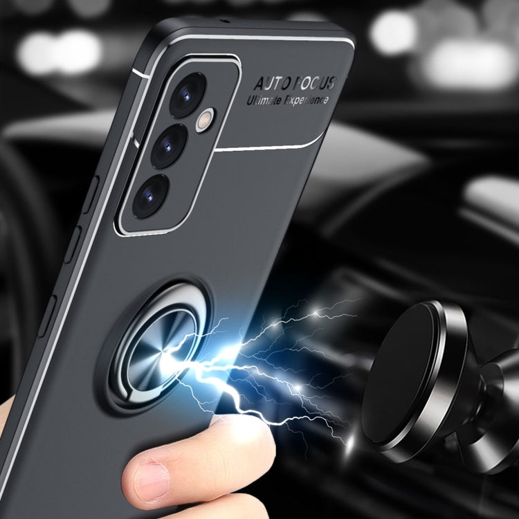 For Samsung Galaxy A82 5G Metal Ring Holder 360 Degree Rotating TPU Case