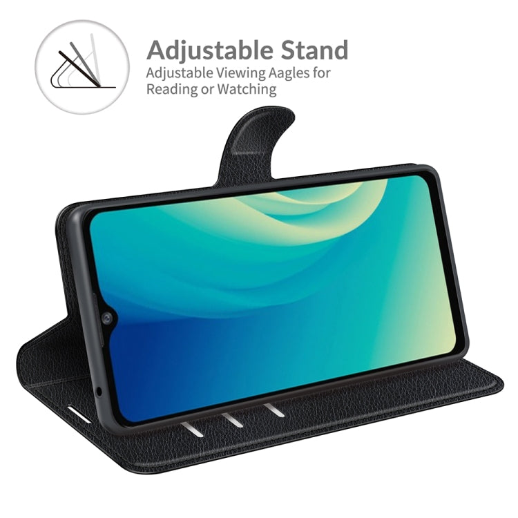 For ZTE Blade A7S 2020 Litchi Texture Horizontal Flip Protective Case with Holder & Card Slots & Wallet