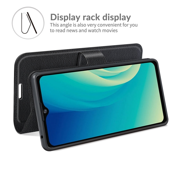 For ZTE Blade A7S 2020 Litchi Texture Horizontal Flip Protective Case with Holder & Card Slots & Wallet