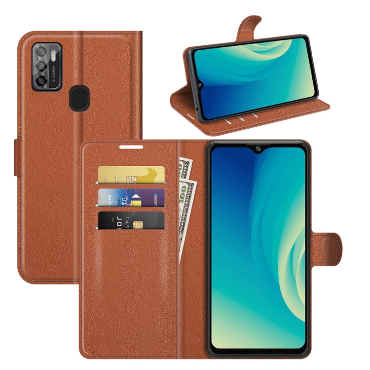 For ZTE Blade A7S 2020 Litchi Texture Horizontal Flip Protective Case with Holder & Card Slots & Wallet