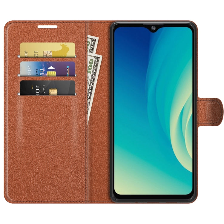For ZTE Blade A7S 2020 Litchi Texture Horizontal Flip Protective Case with Holder & Card Slots & Wallet