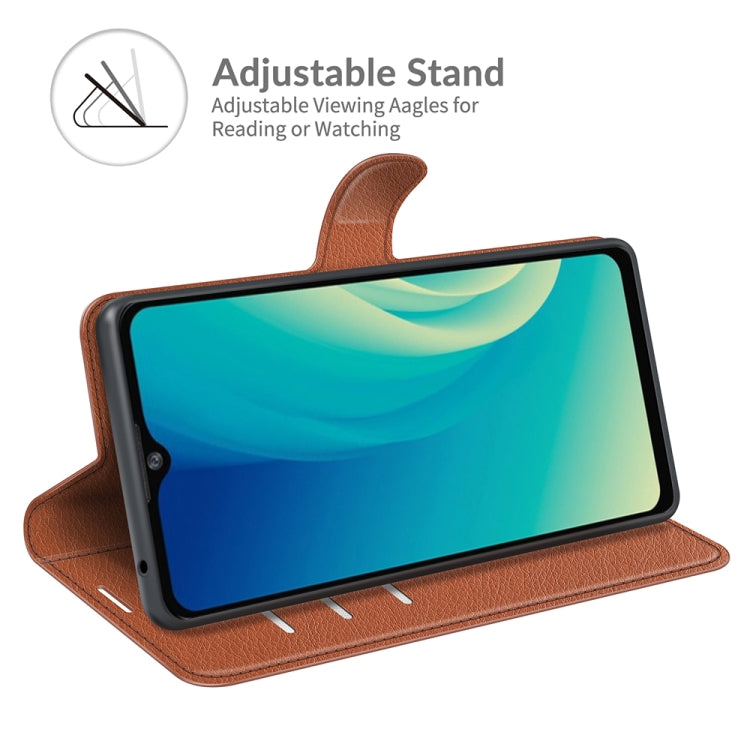 For ZTE Blade A7S 2020 Litchi Texture Horizontal Flip Protective Case with Holder & Card Slots & Wallet