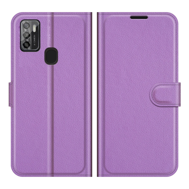 For ZTE Blade A7S 2020 Litchi Texture Horizontal Flip Protective Case with Holder & Card Slots & Wallet