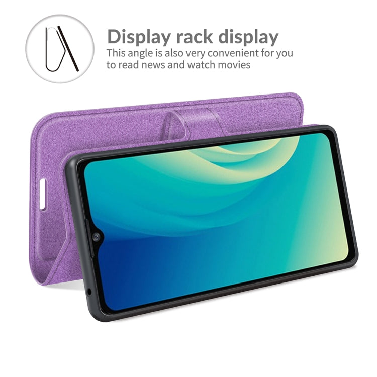 For ZTE Blade A7S 2020 Litchi Texture Horizontal Flip Protective Case with Holder & Card Slots & Wallet