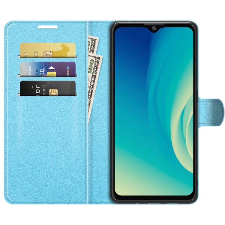 For ZTE Blade A7S 2020 Litchi Texture Horizontal Flip Protective Case with Holder & Card Slots & Wallet