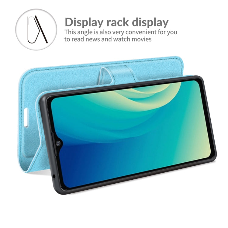 For ZTE Blade A7S 2020 Litchi Texture Horizontal Flip Protective Case with Holder & Card Slots & Wallet