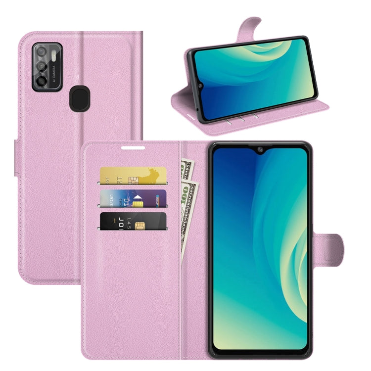 For ZTE Blade A7S 2020 Litchi Texture Horizontal Flip Protective Case with Holder & Card Slots & Wallet