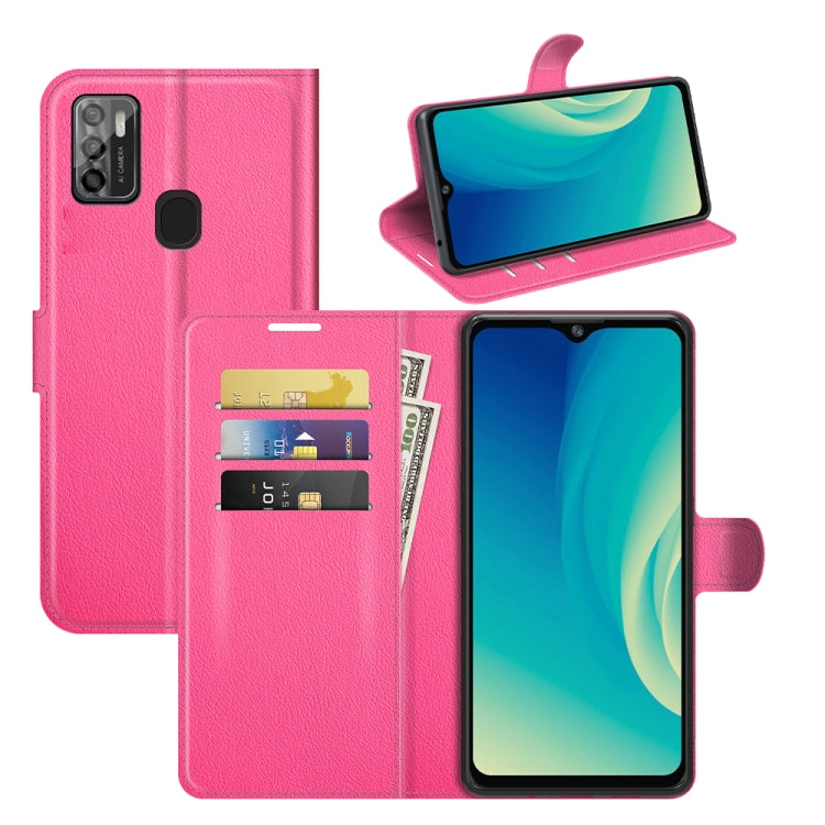 For ZTE Blade A7S 2020 Litchi Texture Horizontal Flip Protective Case with Holder & Card Slots & Wallet