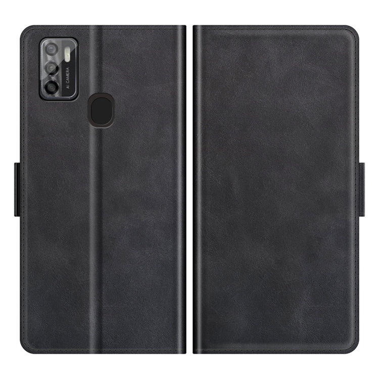 For ZTE Blade A7S 2020 Dual-side Magnetic Buckle Horizontal Flip Leather Case with Holder & Card Slots & Wallet