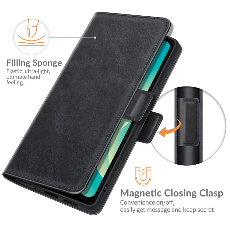 For ZTE Blade A7S 2020 Dual-side Magnetic Buckle Horizontal Flip Leather Case with Holder & Card Slots & Wallet