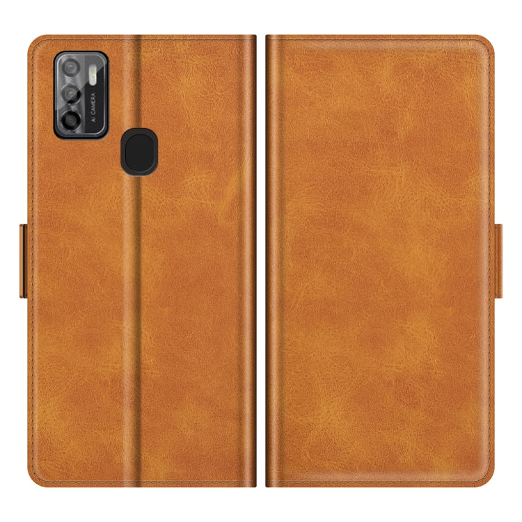 For ZTE Blade A7S 2020 Dual-side Magnetic Buckle Horizontal Flip Leather Case with Holder & Card Slots & Wallet