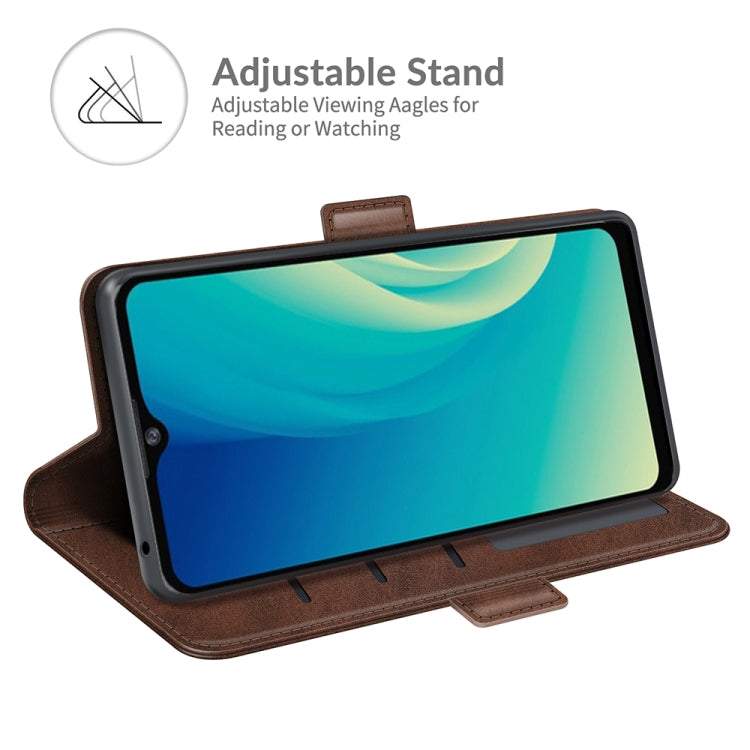 For ZTE Blade A7S 2020 Dual-side Magnetic Buckle Horizontal Flip Leather Case with Holder & Card Slots & Wallet