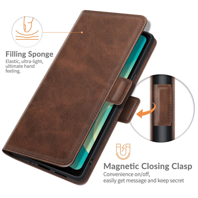 For ZTE Blade A7S 2020 Dual-side Magnetic Buckle Horizontal Flip Leather Case with Holder & Card Slots & Wallet