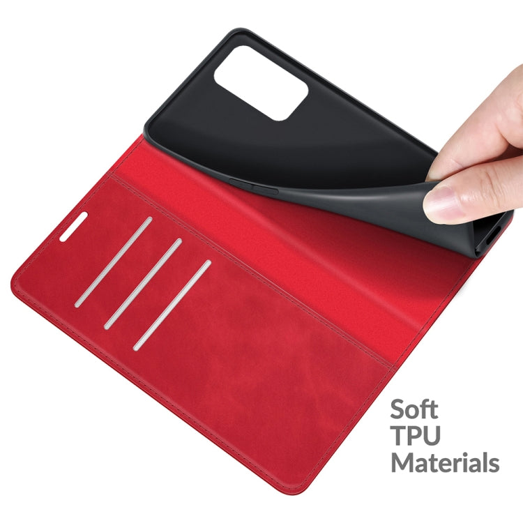 For OnePlus 9 Pro Retro-skin Business Magnetic Suction Leather Case with Holder & Card Slots & Wallet