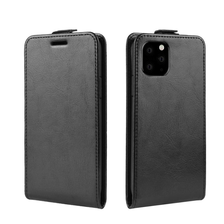 For iPhone 11 Pro Max Crazy Horse Vertical Flip Leather Protective Case