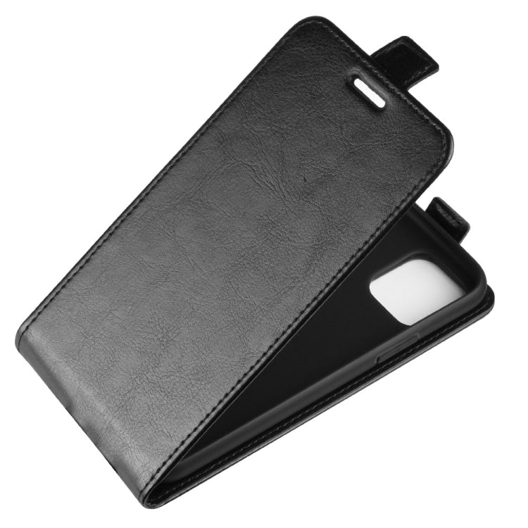 For iPhone 11 Pro Max Crazy Horse Vertical Flip Leather Protective Case