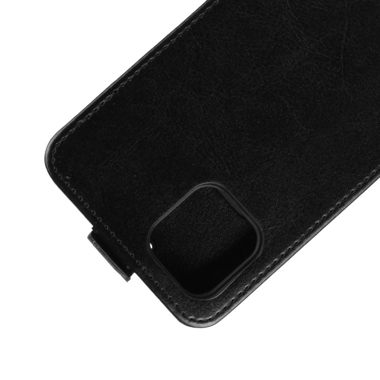 For iPhone 11 Pro Max Crazy Horse Vertical Flip Leather Protective Case