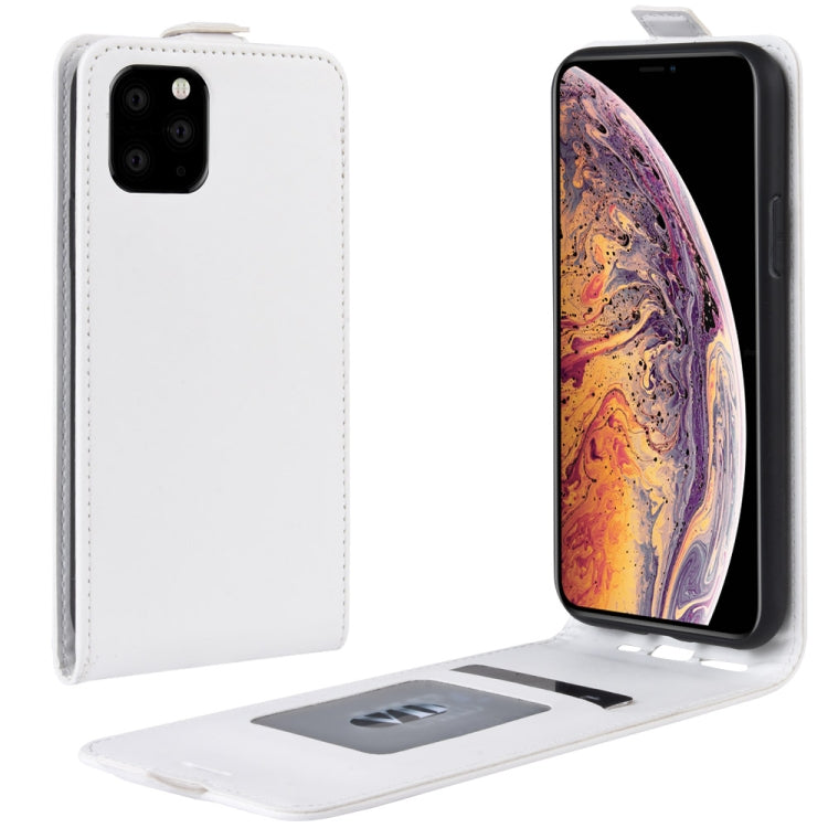 For iPhone 11 Pro Max Crazy Horse Vertical Flip Leather Protective Case