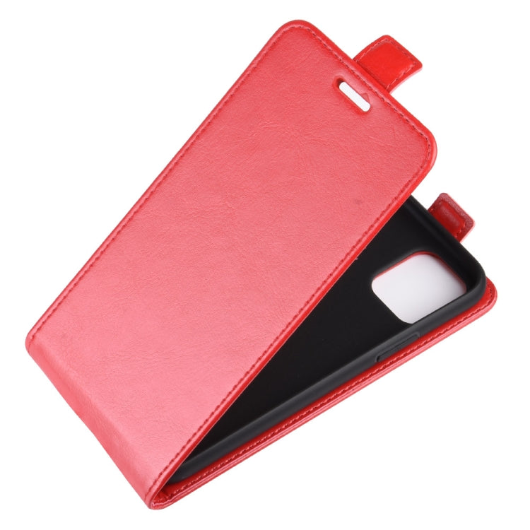 For iPhone 11 Pro Max Crazy Horse Vertical Flip Leather Protective Case