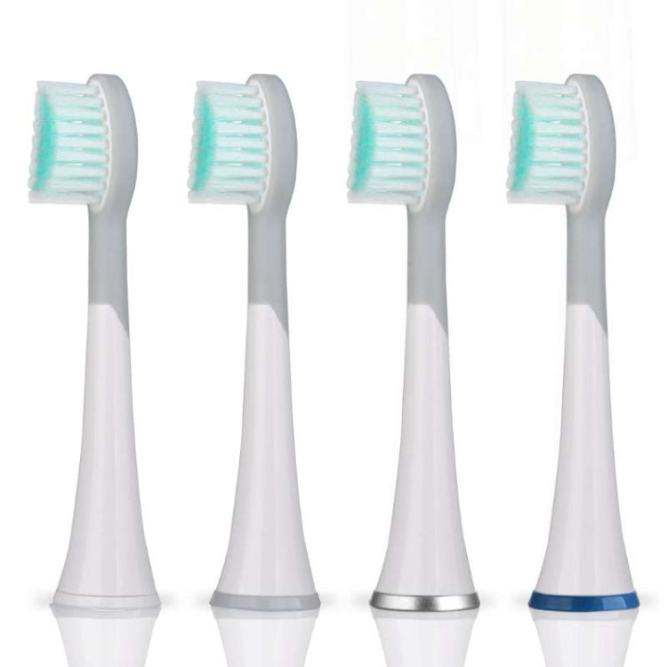 4 PCS Toothbrush Heads and Caps for Mornwell D01/D02 Electric Toothbrushes
