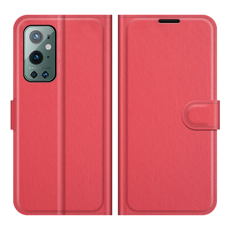 For OnePlus 9 Pro Litchi Texture Horizontal Flip Protective Case with Holder & Card Slots & Wallet