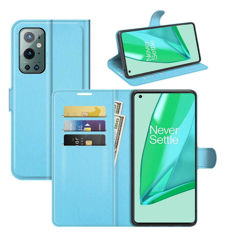 For OnePlus 9 Pro Litchi Texture Horizontal Flip Protective Case with Holder & Card Slots & Wallet