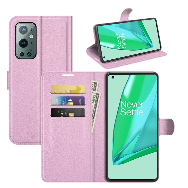 For OnePlus 9 Pro Litchi Texture Horizontal Flip Protective Case with Holder & Card Slots & Wallet