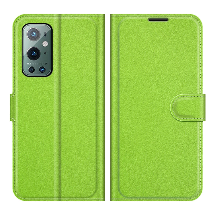 For OnePlus 9 Pro Litchi Texture Horizontal Flip Protective Case with Holder & Card Slots & Wallet