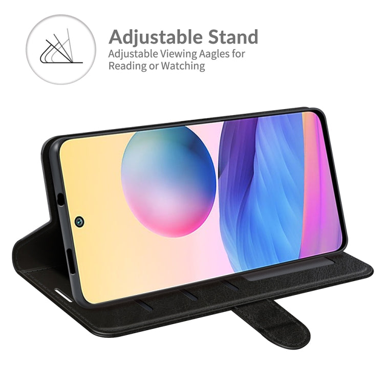 For Xiaomi Redmi Note 10 5G R64 Texture Single Horizontal Flip Protective Case with Holder & Card Slots & Wallet& Photo Frame